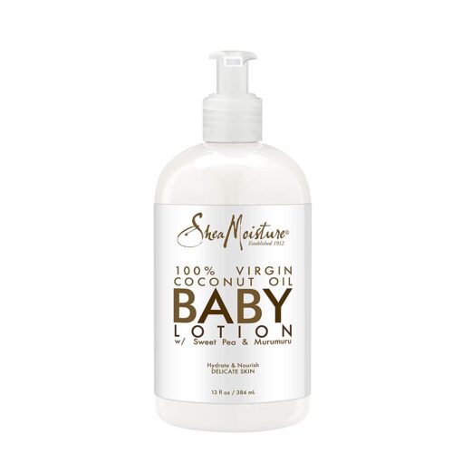 Shea Moisture 100% Virgin Coconut Oil & Murumuru baby lotion Moisturizer, 13fl oz