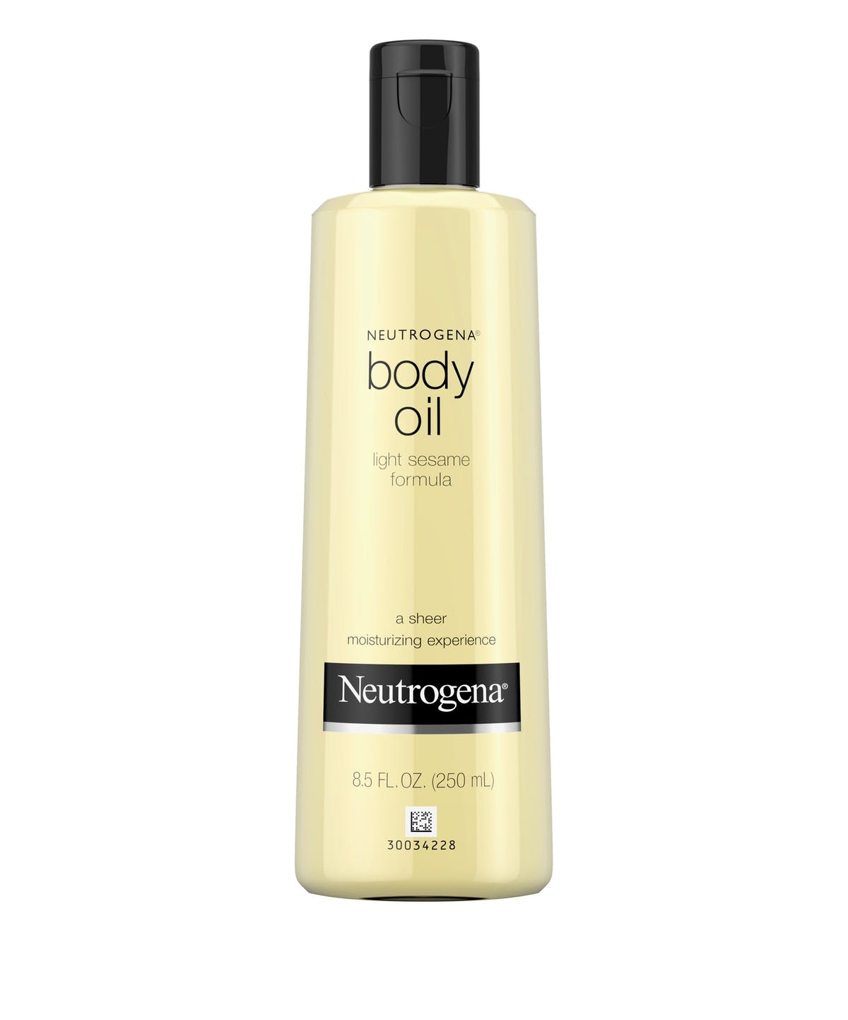 Neutrogena Lightweight Body Oil for Dry Skin, Sheer Body Moisturizer in Light Sesame Formula, 8.5oz